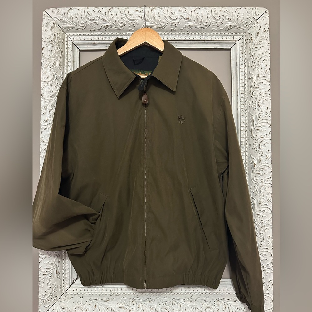 Vintage Timberland Weathergear Olive Lightweight Jacket. Size M. ❣️